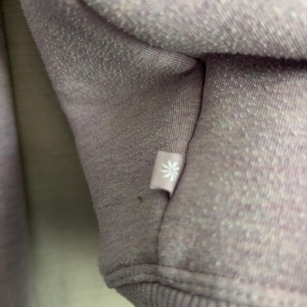 Athleta Girl lavender zip up jacket, GiRLS XXL, WOMEN'S XS - Picture 4 of 8